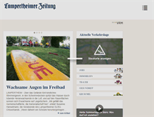 Tablet Screenshot of lampertheimer-zeitung.de